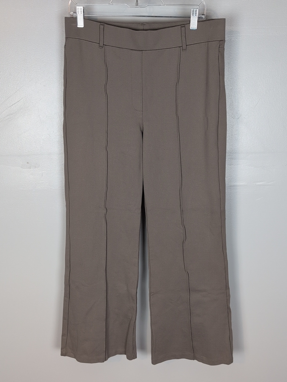 Quince Ultra Stretch Ponte Flare Leg Pants